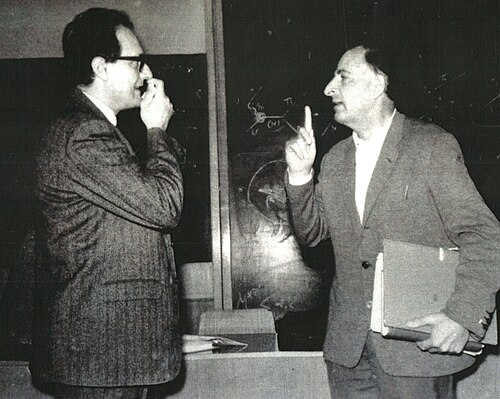 Carlo Franzinetti und Bruno Pontecorvo