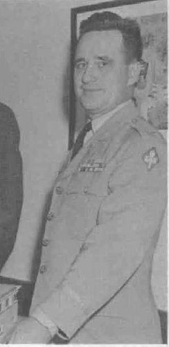 Clyde Cowan in Uniform der US Army.