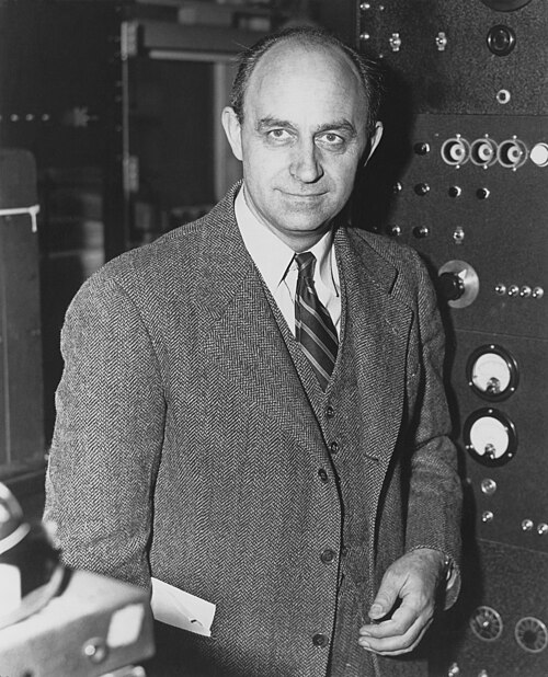 Enrico Fermi, aufgenommen zwischen 1943 und 1949